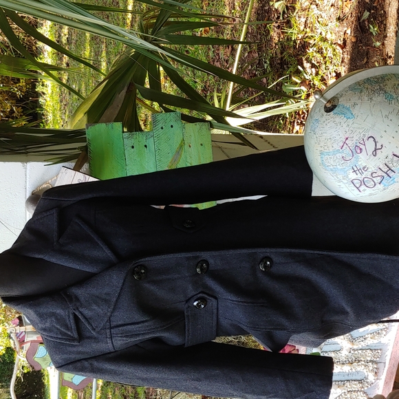 1 Madison Jackets & Blazers - 😀FINAL PRICE😀 1Madison charcoal gray wool coat